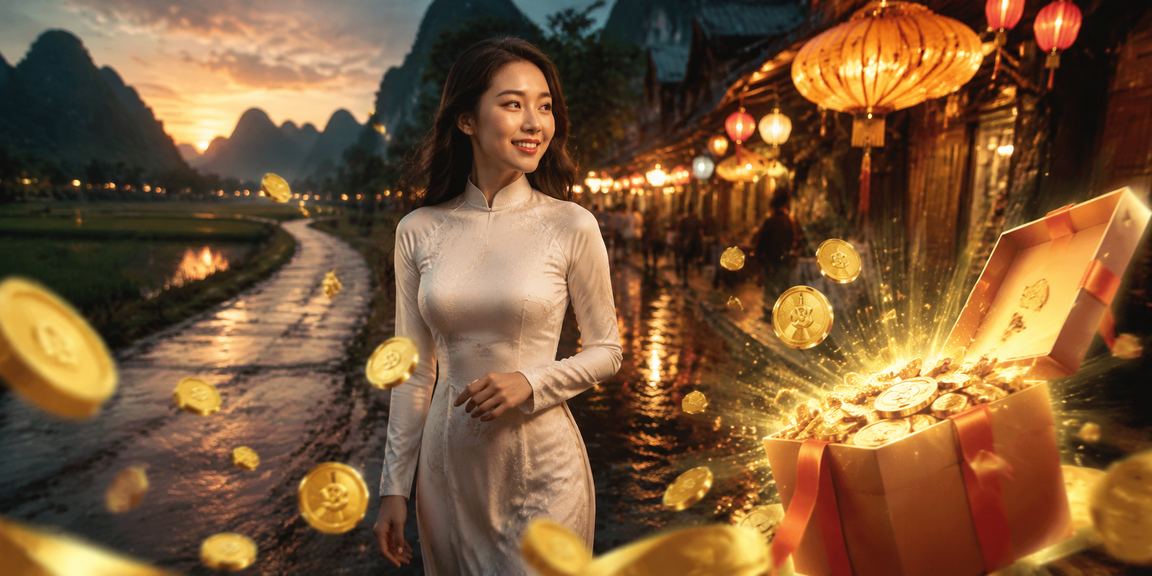 Cảnh đêm tại Ninh Bình với người dùng tham gia đặt cược trực tuyến qua điện thoại